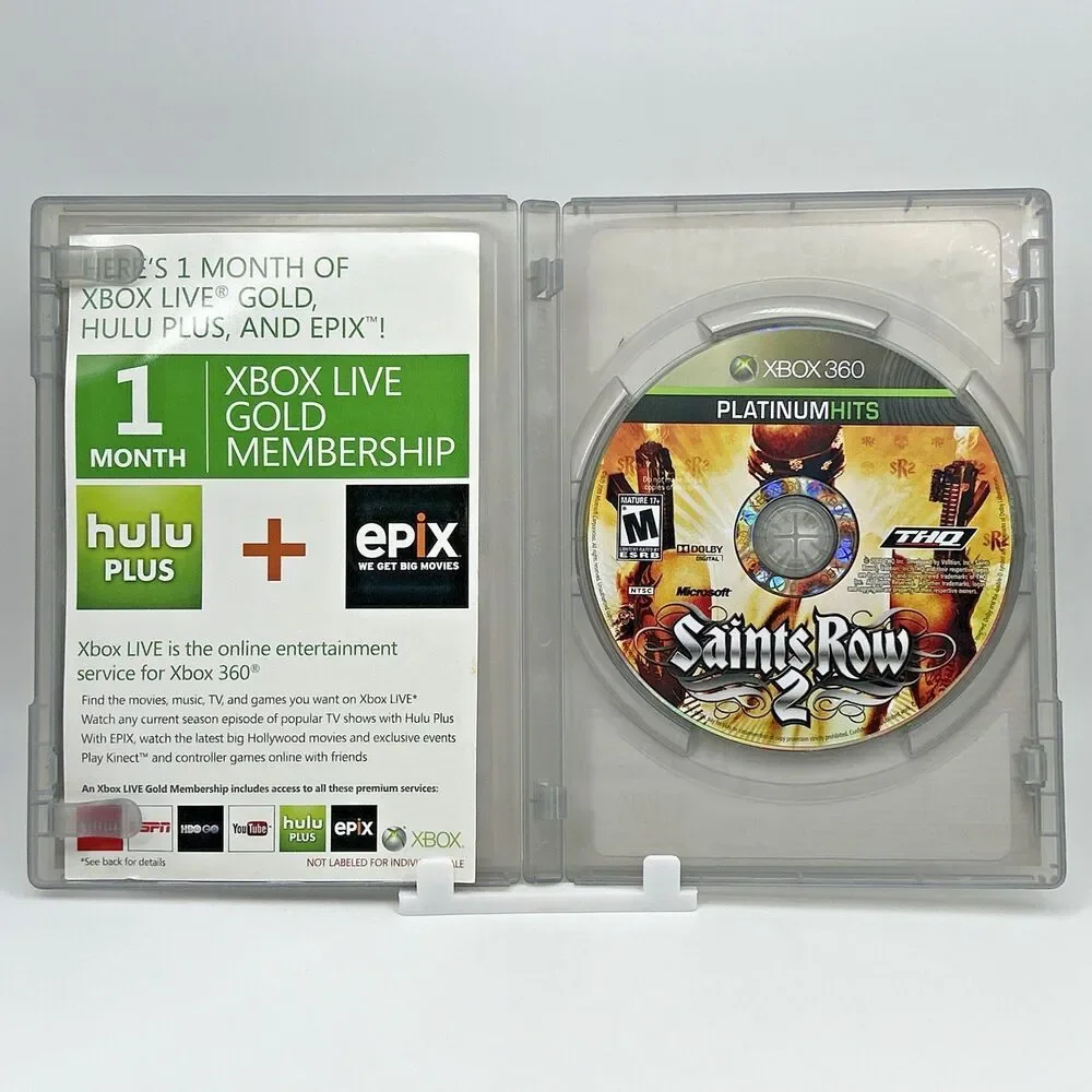 Saints Row 2 XBOX 360 Platinum Hits Video Game Tested Working